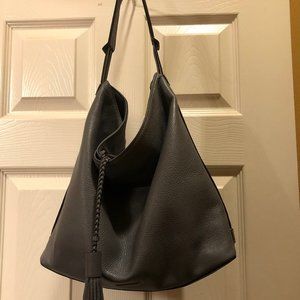 Rebecca Minkoff Genuine Leather Hobo Bag w/Tassels